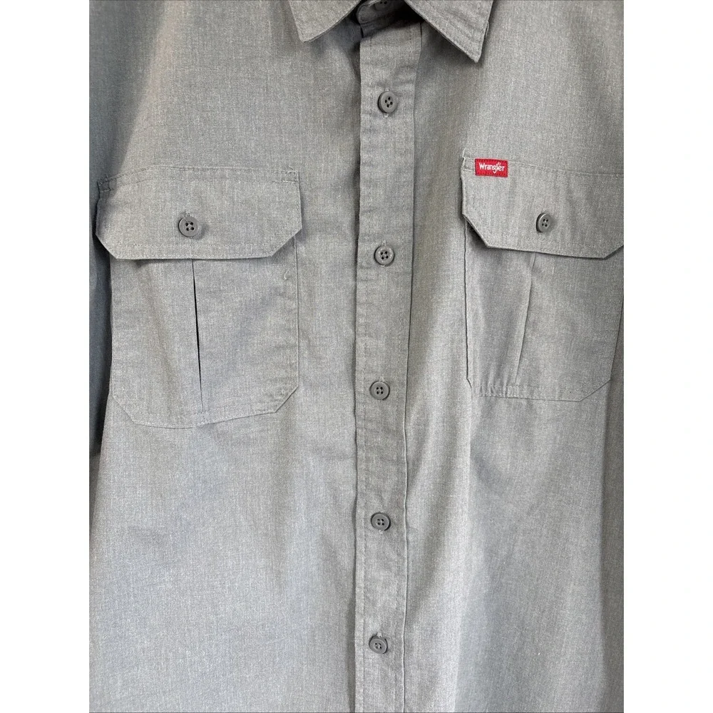 Wrangler Short Sleeve Button-Down Shirt – Men’s Sz 3XL Green 60